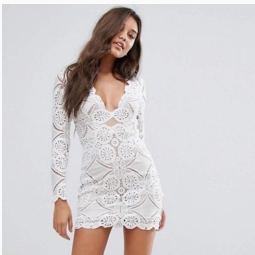 White Lace Dress